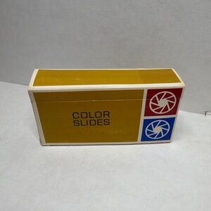 Vintage Color Slides Box